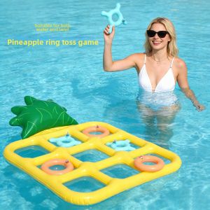 PVC Durable Inflatable Pineapple Toss Game Summer Swimming Pool Backyard Party Interactive Throwing Toy