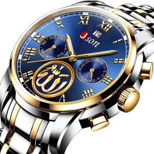 Jam Tangan Pria Dewasa Mewah Terbaru 2022 JSON MOTIF ARAB Kualitas Terbaik Tahan Air Tahan Baret Jam Tangan Hardlex Glass Model Json - Lazada