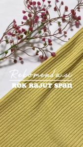 ROK RAJUT WANITA PREMIUM / ROK PANJANG WANITA DEWASA KEKINIAN / LONG KNIT SKRIT MURAH PREMIUM