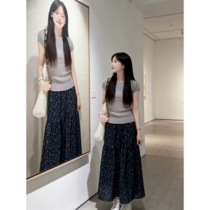 V.C.I | High Waist Slimming A-Line Skirt