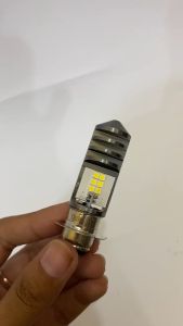 Lampu Utama Motor LED H6 2 Sisi 12 Mata Titik Led AC DC High Low Universal