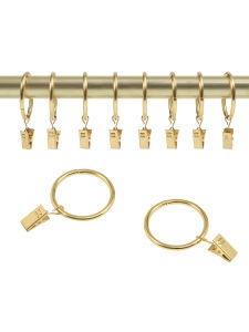 DAISHI | Strong Iron Shower Curtain Hooks