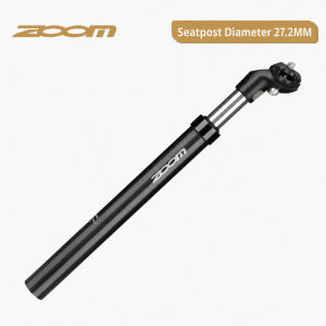 ZOOM Bicycle Suspension Seatpost 27.2mm X 350mm Black Aluminum Alloy Shock Absorbing Seat Post for MTB Mountain Bike