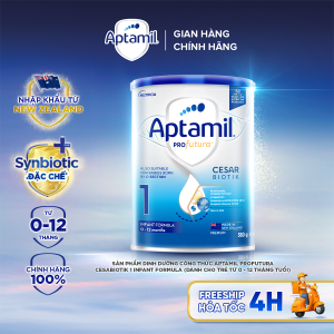 [Hỏa tốc - 0Đ] Sữa bột Aptamil Profutura Cesarbiotik New Zealand số 1 380g - SYNBIOTIC ĐẶC CHẾ