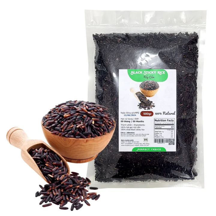Nếp cẩm nấu xôi túi 500gr