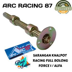 SARANGAN KNALPOT RACING FULL BOLONG FORCE 1/ ALFA