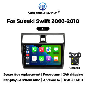 Android 15 IPS Touch Screen Car Radio For Suzuki Swift 3 2003 - 2010 Wireless Carplay Stereo Multimedia Player GPS Autoradio BT
