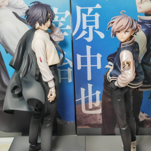 Bandai | New Bungo Stray Dogs Dazai Osamu Figurine Nakahara Chuuya Action Figures PVC Model Collection Standing Posture Birthday Gifts