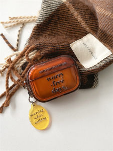 Black Silicone Protective Case for Apple Bluetooth Earphones Airpods4 Anti-fall Second Generation Coffee Color Third Generation Soft Shell