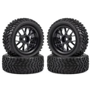 1.9 inch 76mm Off Road Buggy Tires Wheels Rim 4PCS for 1/14 1/16 1/10 RC Car Wltoys 144001 Tamiya MJX Hyper Go 14210 14209