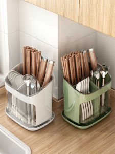 Hộp Đựng Thìa Bằng Nhựa Màu Trơn Cao Cấp Để Bàn Nhà Bếp Hộp Đựng Thìa Treo Tường Giá Để Đồ Dùng Nhà Bếp Kiểu Dáng Đơn Giản