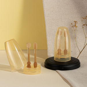 Bộ Rơ Lưỡi Kèm Bàn Chải Silicon Cao Cấp An Toàn Bảo Vệ Răng Miệng Cho Bé Yêu Từ 0-18 Tháng