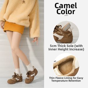 Josiny | Retro All-Match Warm Lined Comfortable Soft Bottom Casual Shoes