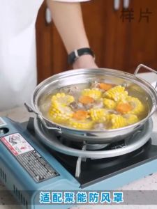 Camping Butane Stove Portable Butane Stove Ignition Gas Stove Cassette Furnace With Carrying Case Cooking For Camping