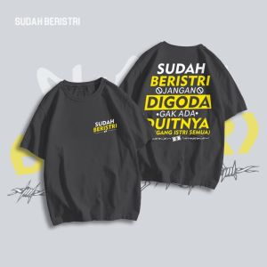 BF180 Kaos T Shirt Cotton katun 24s Premium Pria Wanita