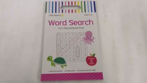Little Genius Word Search Fun Educational Activity Book For Kids With Stickers