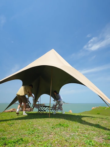 MOUNTAINHIKER Awning Outdoor Camping Tent Large Canopy Great for Picnic Beach or Party Waterproof Sun Protection UV Protection Sun Protection Awning Camping and Picnic Equipment