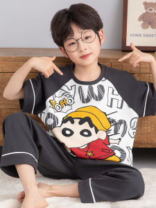 SHAPRA | Cotton Short Sleeve Long Pants Cartoon Sleepwear