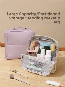 Cute Portable Travel Makeup Bag with Compartments 2026 New Style