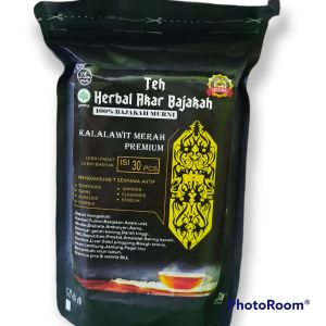 Teh Herbal Bajakah Kalalawit Merah Black Premium Obat Kanker Tumor Dan Benjolan Asli Kalimantan ISI 30 CELUP
