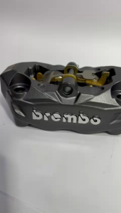 BREMBO M3 OR K50 4POT CALIPER+4 PISTON PUMP COMBO SET | FREE BRAKE PAD 1 PAIRS | WITH BRACKET BUSH OIL CAP & SCREW