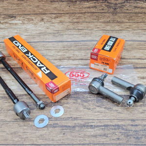 1PAKET LENGKAP TIEROD TIE ROD + RACK END RAK EN TOYOTA KIJANG 7K 1SET PART MOBIL