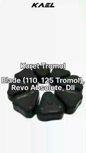 Karet Tromol Honda Blade 110 Old-125 FI Spoke & Revo Absolute-F1-Fit & Supra X 125 New FI Jari-Jari KWB Bantalan-Damper-Peredam Roda-Gigi-Kopling
