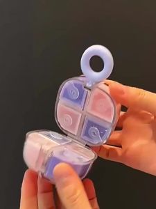 Magic Cube Magnetic Pill Box 8 Grids 7-Day Moisture-Proof Pill Organizer for Travel & Household Use