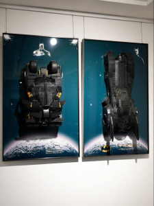 Batman Theme Display Frame Compatible with LEGO