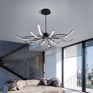 TOMAX Luxury Pendant Lamp - Modern Nordic Minimalist Chandelier for Living Room Bedroom Restaurant - Creative Atmosphere Lighting