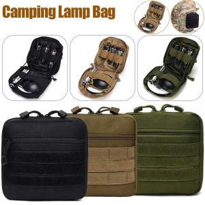 1/2PCS Camping Tent Lamp Storage Bags Nylon Tent Light Bag For Goal Zero ML4 Camping Lamp Lighthouse Organizer Storage Bags