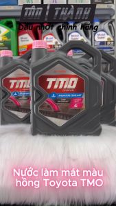 [ Combo Làm Mát ] Nước Làm Mát Động Cơ Màu Hồng Chính Hãng Toyota - TMO (4 Lít) + Súc két nước BG