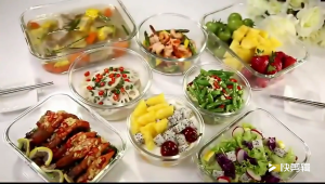 Lunch Box Glass Microwave Safe Heat Resistant Portable Convenient Borosilicate Glass Container Thick Durable Build Food Storage 玻璃便当盒 饭盒