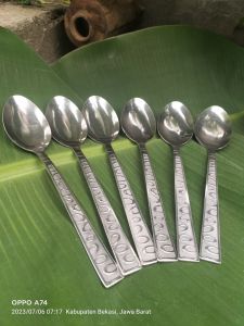SENDOK MAKAN TEBAL ANTI MELEOT 6PCS/SENDOK MAKAN TEBAL MRK KOMODO