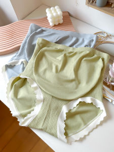 Quần Lót Cotton Thoải Mái Cạp Cao Cho Phụ Nữ Mang Thai Tháng 7 Quần Lót Kháng Khuẩn Thoáng Khí Dùng Cho Giai Đoạn Sau Của Thai Kỳ