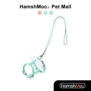 HamshMoc Adjustable Cat Harness And Leash Set Lightweight Pet Vest Anti-Escape Durable Lead Rope For Kitten Cats Walking Accessories