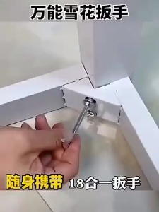 [OL] Snowflakes Multi Tool 18 IN 1 Kunci Salju /Alat Kunci Hexagonal Multifungsi Pocket Wrench Saker Tool