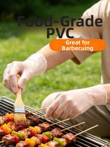 DINGQING | Food Grade PVC Durable Disposable Gloves
