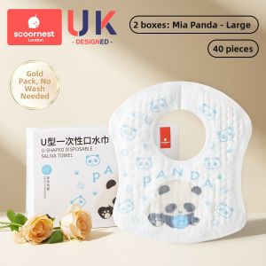 KESCOORL | Waterproof Disposable Baby Bib