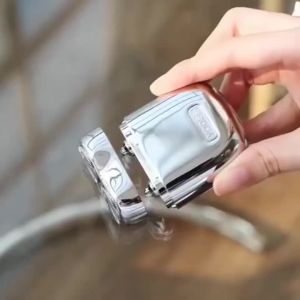 Portable Electric Shave Razor Beard Trimmer Shaver Double Head Mens Beard Razor IPX7 Waterproof Use Pocket Razor