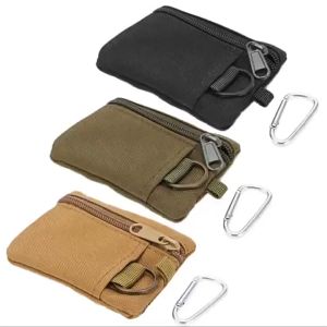 Dompet Pinggang Gantung Tas ID Card Holder Kecil Multifungsi Dompet Card Holder Wallet Pria Wanita