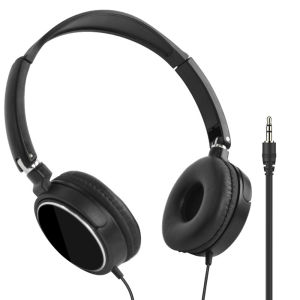3.5mm Wired Headphones Universal Computer Headphone Foldable Music Gaming Stereo Headset Noise Canceling Sports Earphones