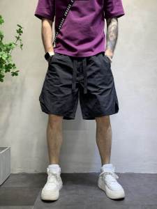 Summer Thin Quick-Drying Shorts Mens Trendy Casual Fifth Pants Internet Celebrity Handsome Colorful Candy Color Shorts Beach Pants