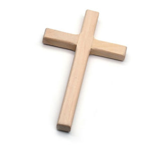 Wooden Cross 12cm(4.7in) Hanging Wall Large Long Crucifix Two Color