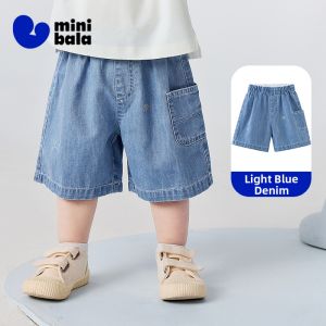 MINI BALA | Kids Summer Breathable Soft Denim Shorts