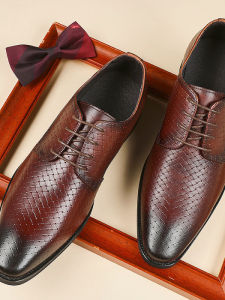 Genuine Leather Handmade Derby Shoes