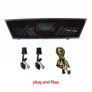 ROMADA | 1Pcs LED Bumper Light for Tesla Model Y 2020-2023 Plug And Play Rear Fog Lamp Brake Light with Dynamic Turn Signal Reflector