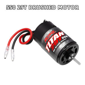 RCXAZ RC 550 Brushed Motor 10T-55T 320A High Voltage Brushed ESC for 1/10 RC Car Boat Traxxas HPI Axial Short Truck Crawler