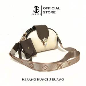 JOBEYE - KERANG KUNCI TIGA RUANG TAS SELEMPANG WANITA