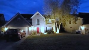 Lampu Sorot Tembak LED 10W 20W 30W 50W 100W 200W Outdoor Waterproof Putih Kuning Taman Hias Panggung